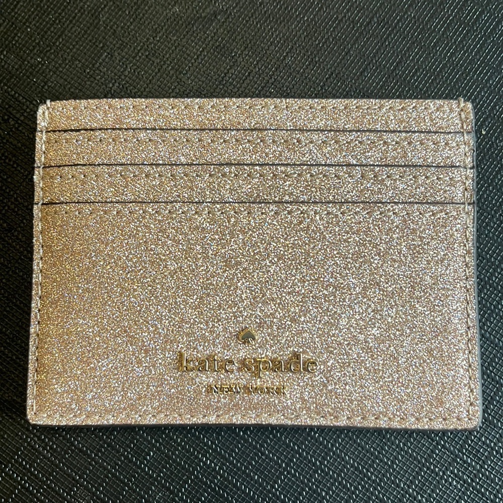 Kate Spade Glitter Card Holder